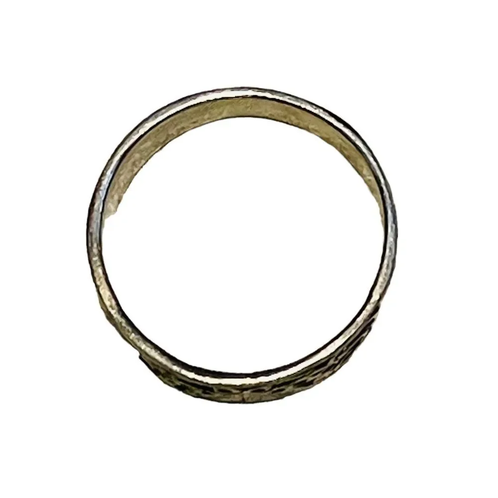10/$25🦋 Silver Filagree Cutout Ring - Size 7.5